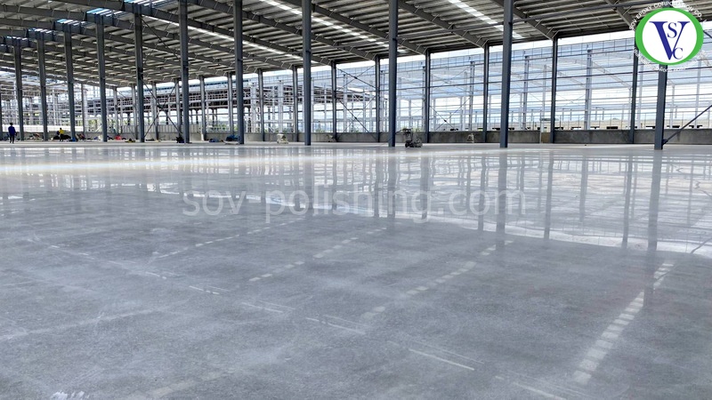 พื้นคอนกรีตขัดเงา Polishing Concrete